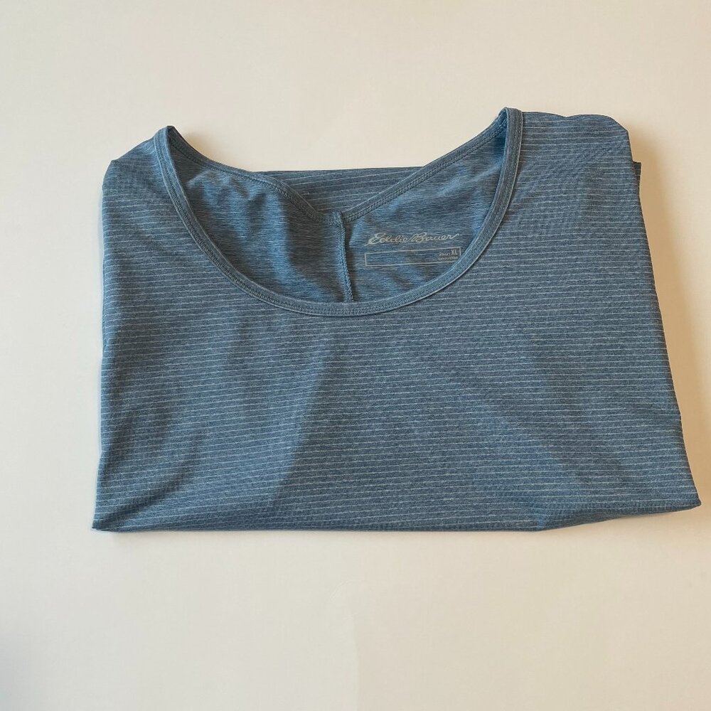 Eddie Bauer Active Short-Sleeve T-Shirt Blue Women's XL - Picture 9 of 9